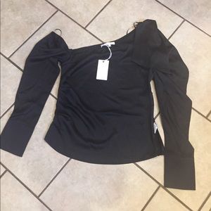 Forever 21 Blk Off The Shoulder Top